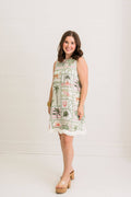 Resort Palm Postal | Cabana Mini Shift Dress READY TO SHIP