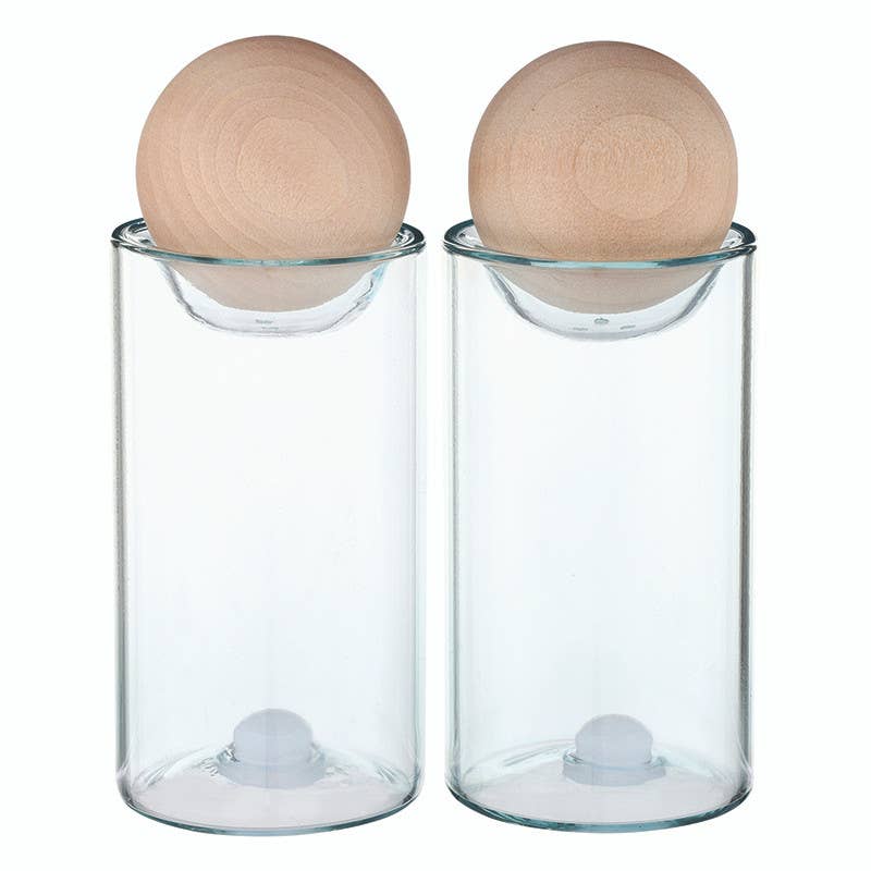Salt + Pepper Shaker Set - Coastal Blue