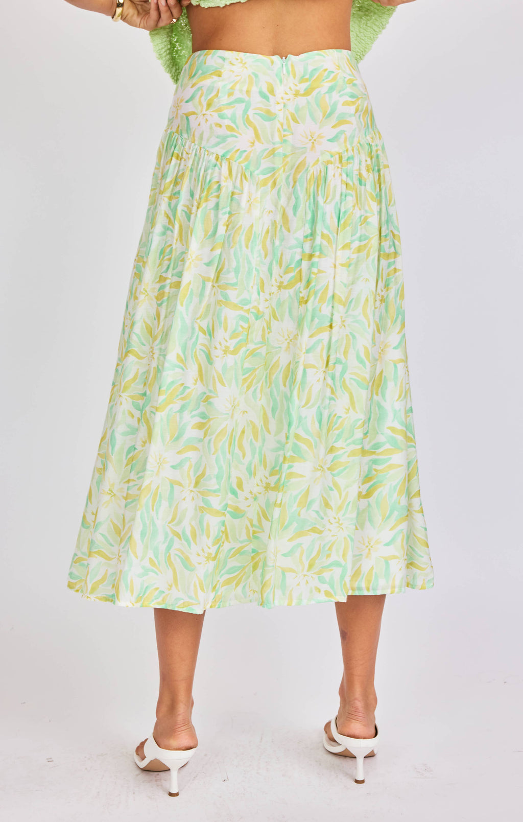 Seaglass Skirt:MATCHA MULTI