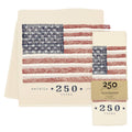 American Flag Anniversary Tea Towel