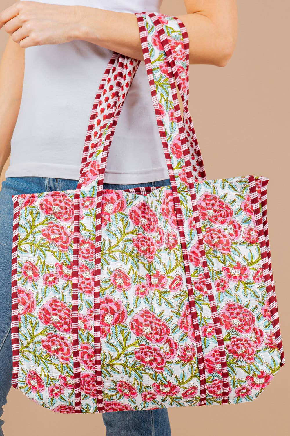 Quilted Tote Bag (BG-55)
