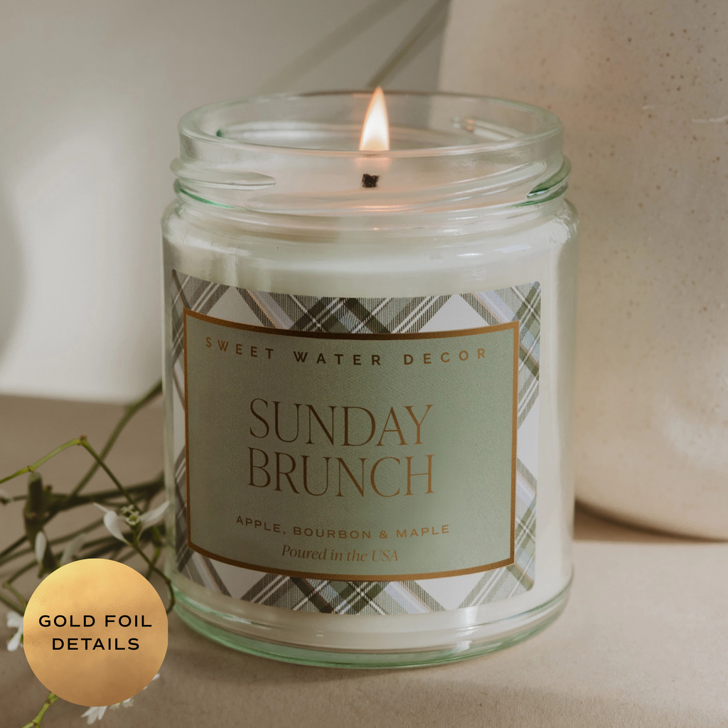 *NEW* Sunday Brunch 9 oz Soy Candle - Home Decor & Gifts