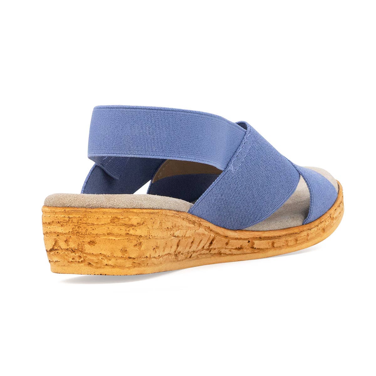 Spring/Summer - Sling Back Wedge Cork Sandal - Atlantic