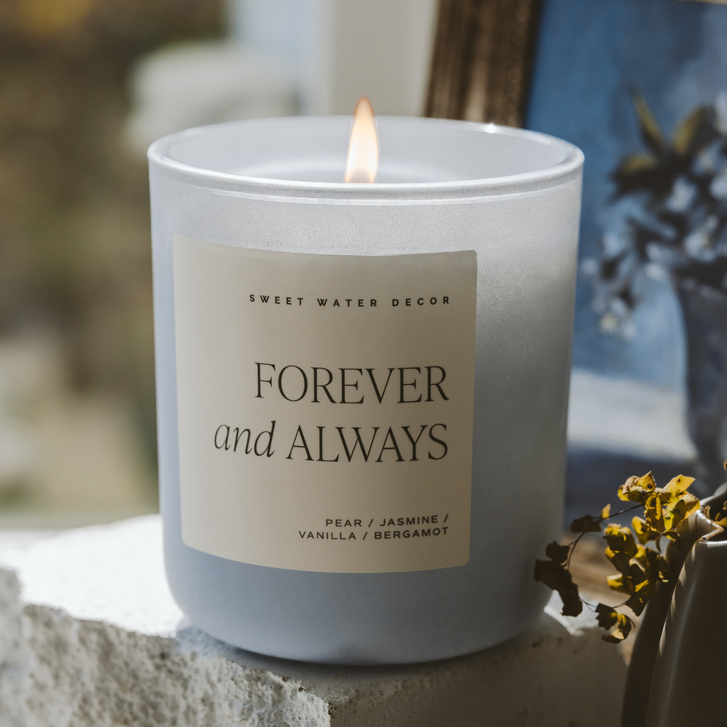 *NEW* Forever and Always 15 oz Soy Candle, Matte Jar