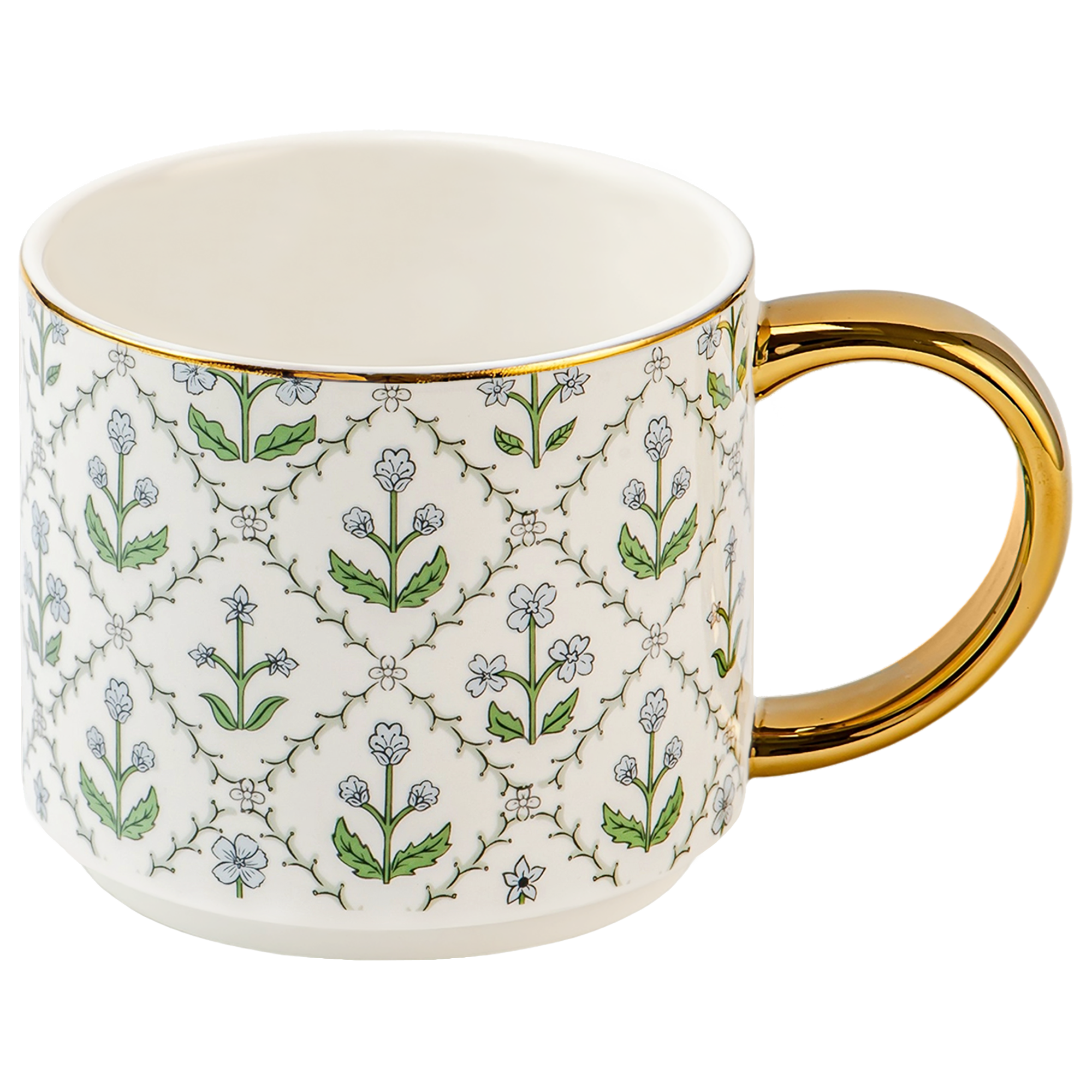 *NEW* Floral Quilt Coffee Mug - Spring Decor & Gifts