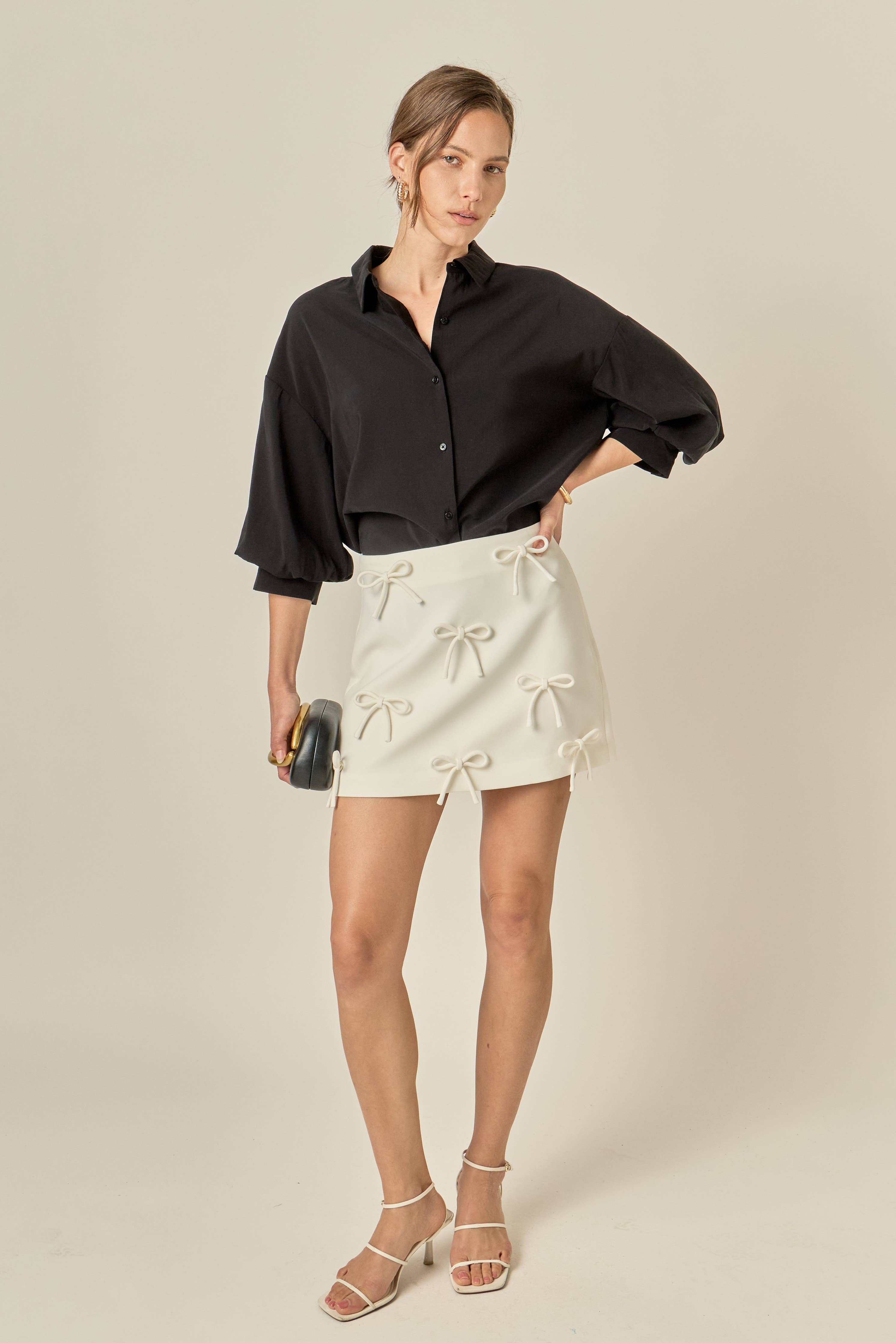 Balloon Sleeve Blouse