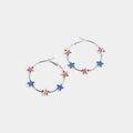 Liberty Stars Hoop Earrings