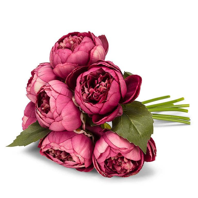 Full Peony Bouquet - 10"H