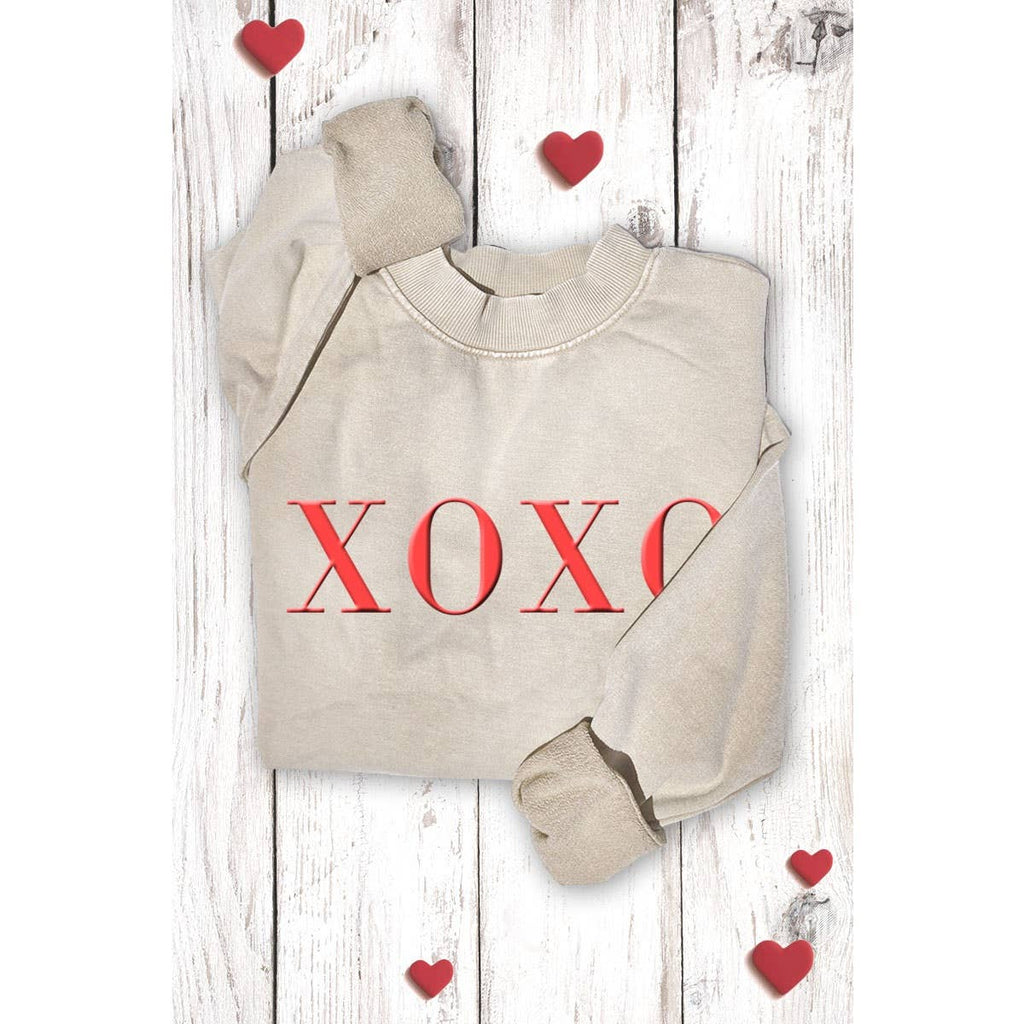 XOXO MINERAL GRAPHIC SWEATSHIRTS