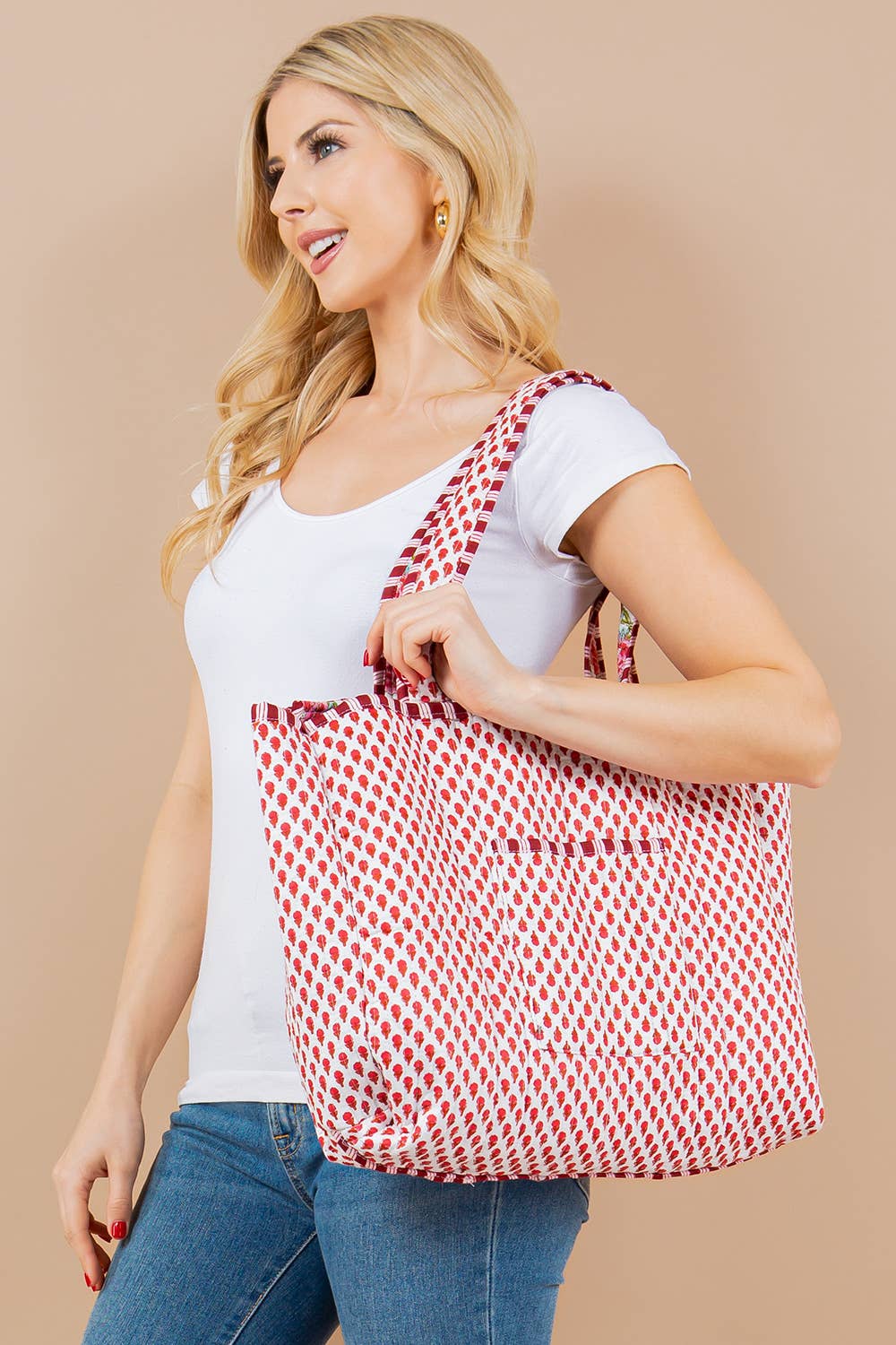 Quilted Tote Bag (BG-55)