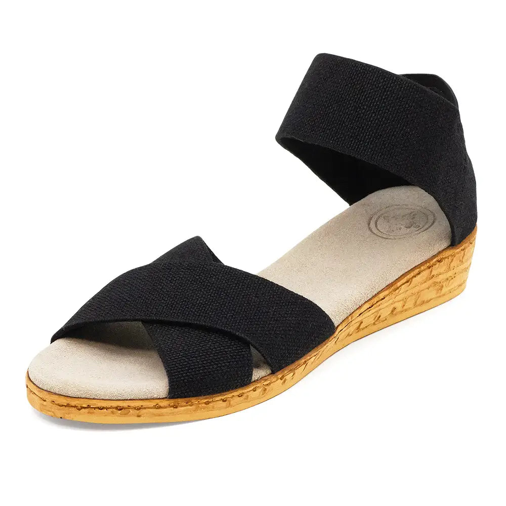 Spring26 Peachtree- Ankle Strap Cork Wedge Sandal