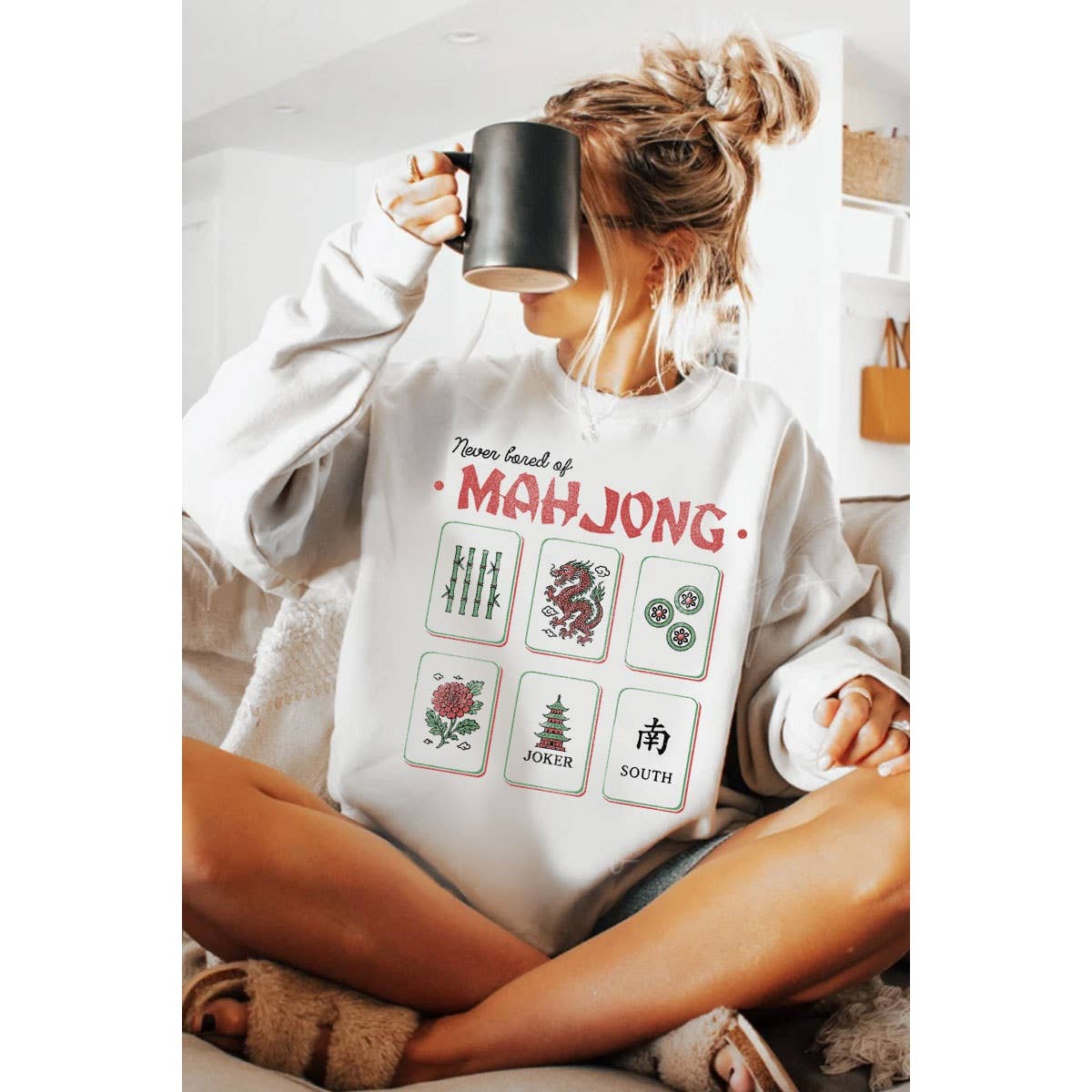 MAHJONG MINERAL GRAPHIC SWEATWHIRTS