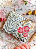 Wildflower Accessories Pouch - Atenti USA Made Embroidery Floral