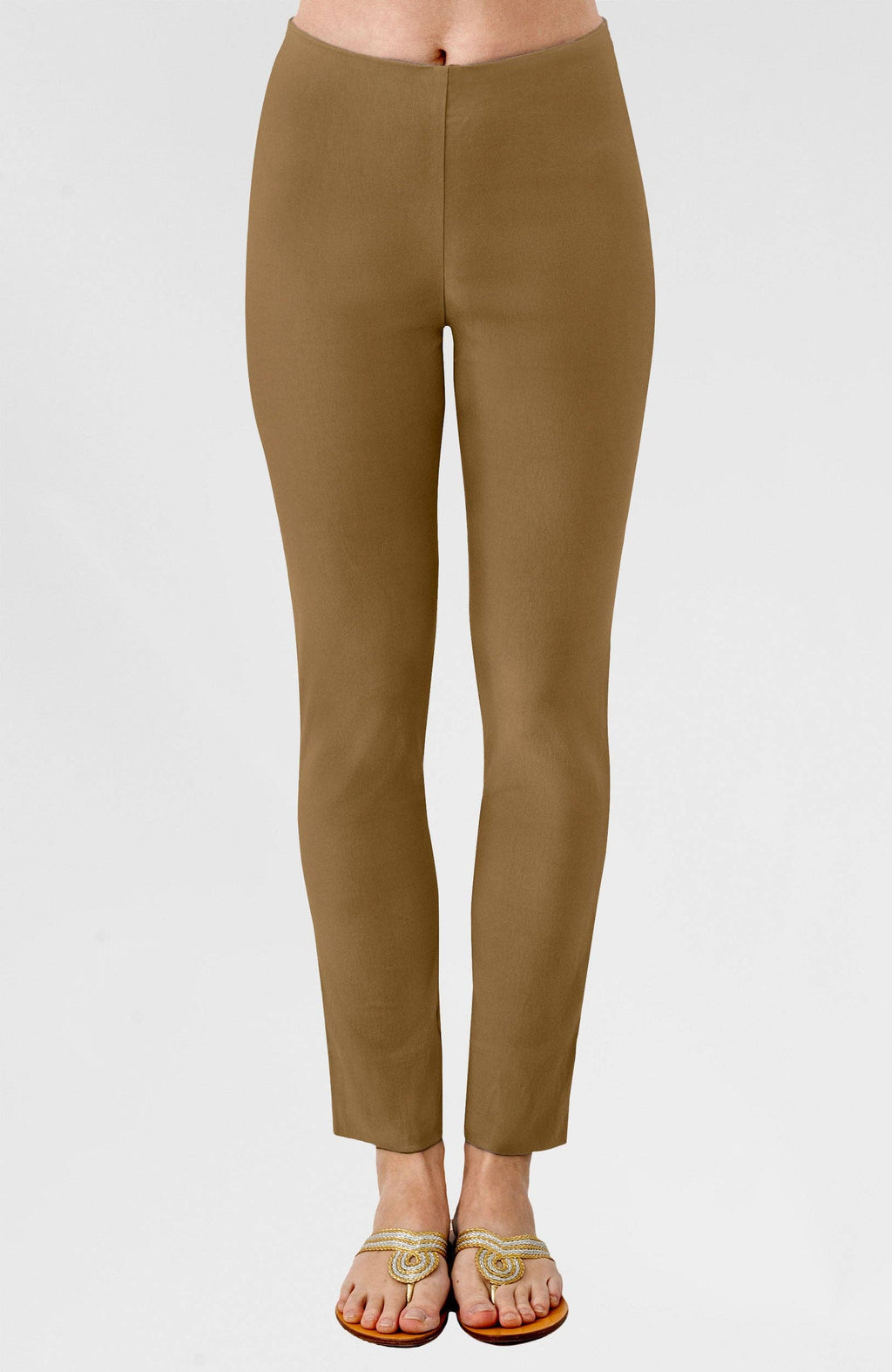 Gripeless Pull On Pants Solid - Earth Tones