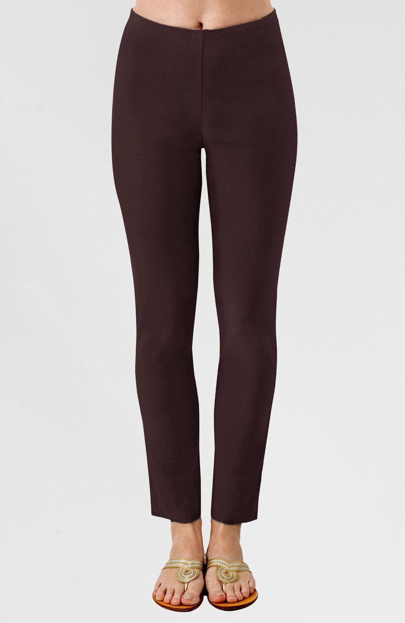 Gripeless Pull On Pants Solid - Earth Tones