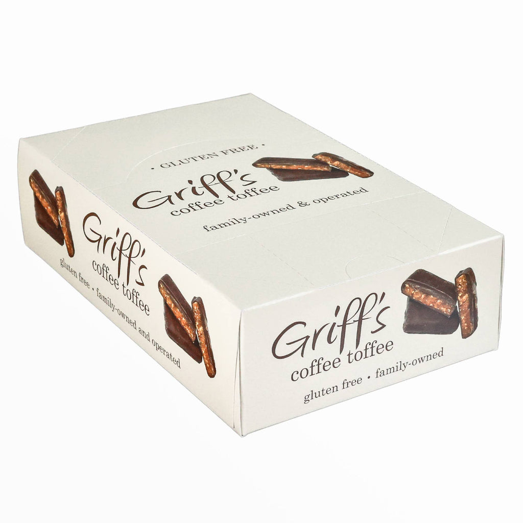 Griff's Coffee Toffee - 1oz Dark Chocolate Toffee