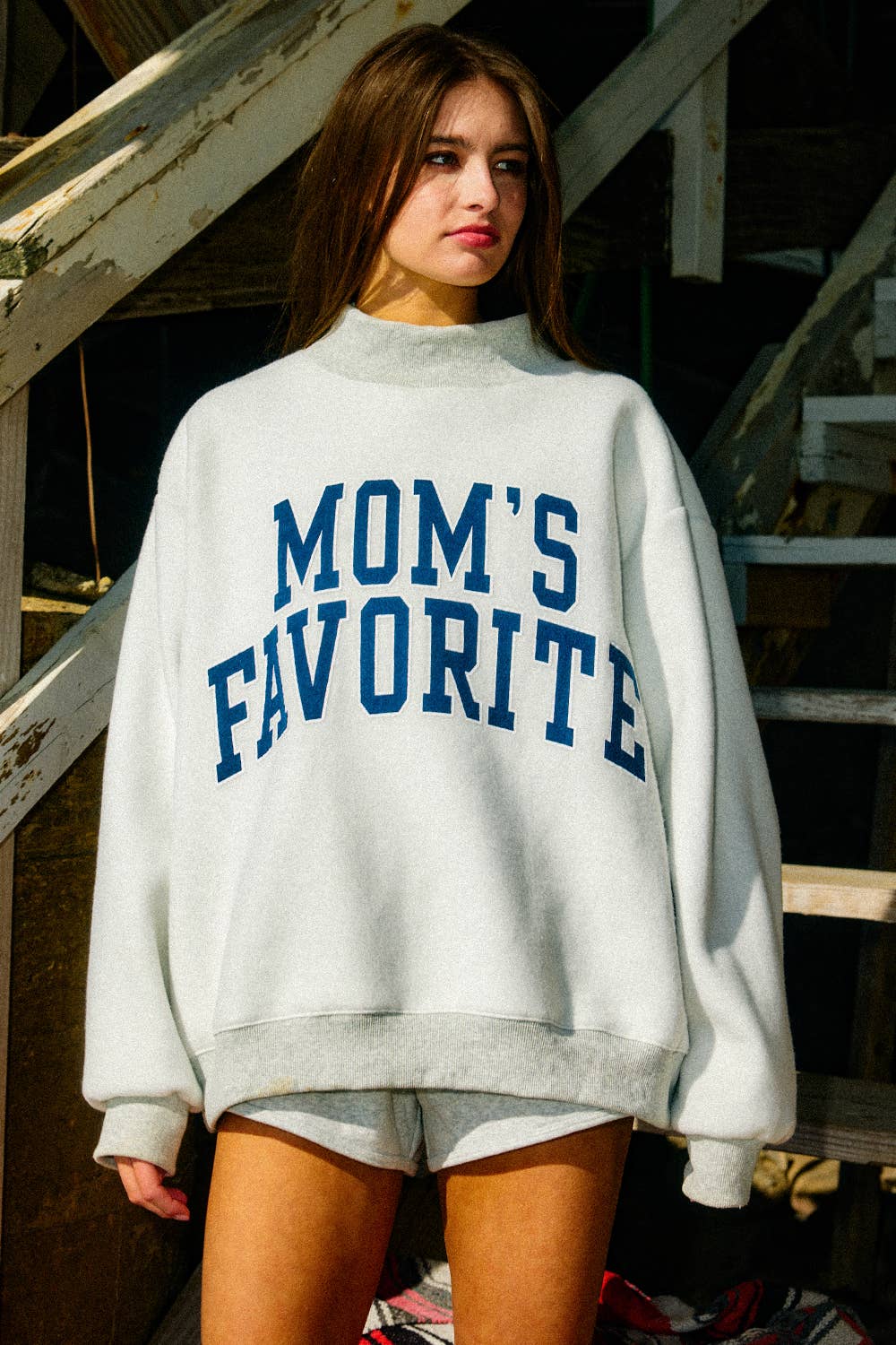 IT2594-FAVORITE | Reversible Mock-Neck Sweatshirt