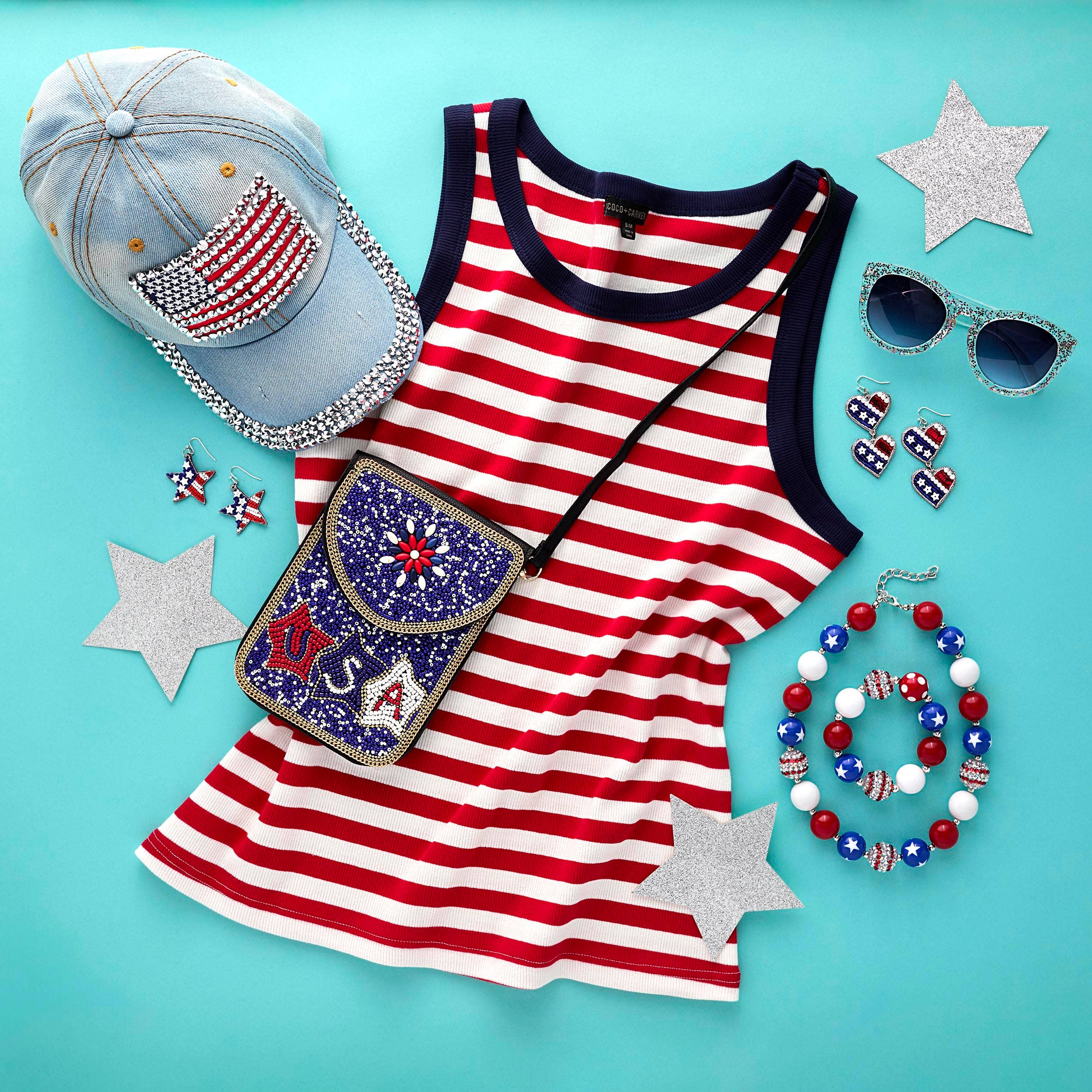 Sawyer Striped Rib Tank