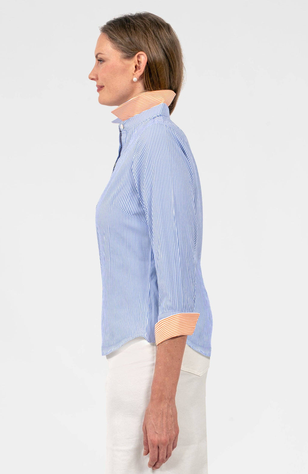 Boyfriend Cotton Shirt - Stripe