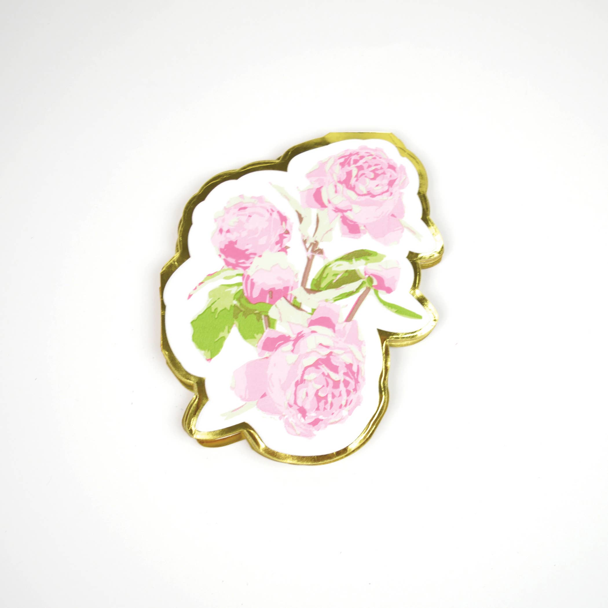 Peonies Die Cut Paper Napkin Packs