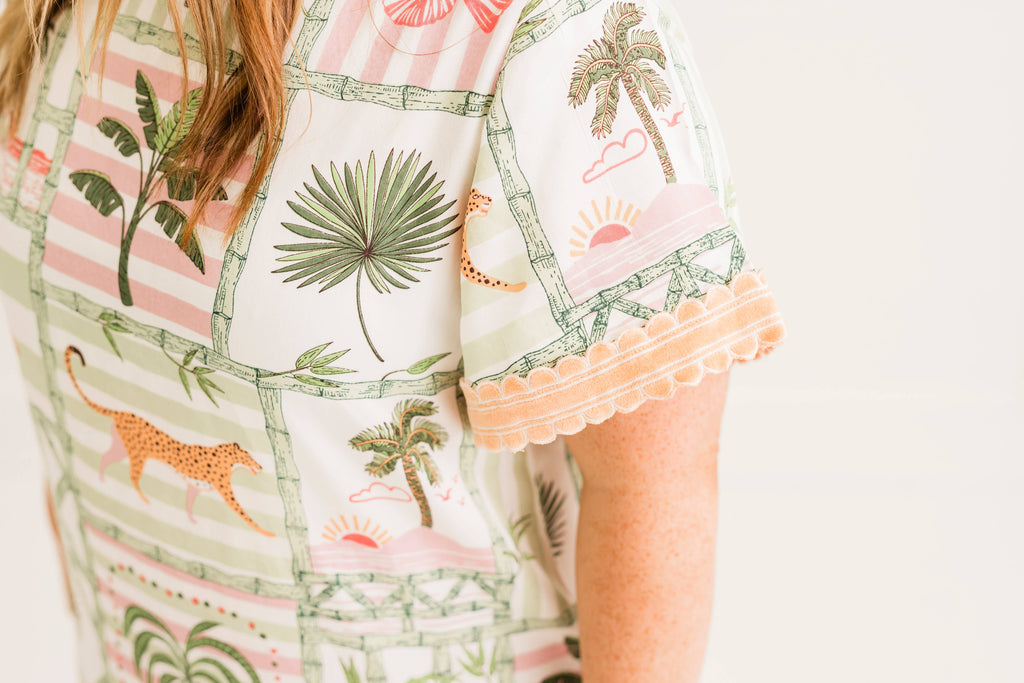Resort Palm Postal | Marisol Caftan