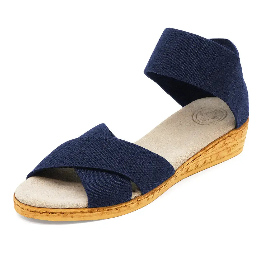 Spring26 Peachtree- Ankle Strap Cork Wedge Sandal