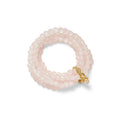Pinky Sally Pale Rose Quartz Beaded Bracelet