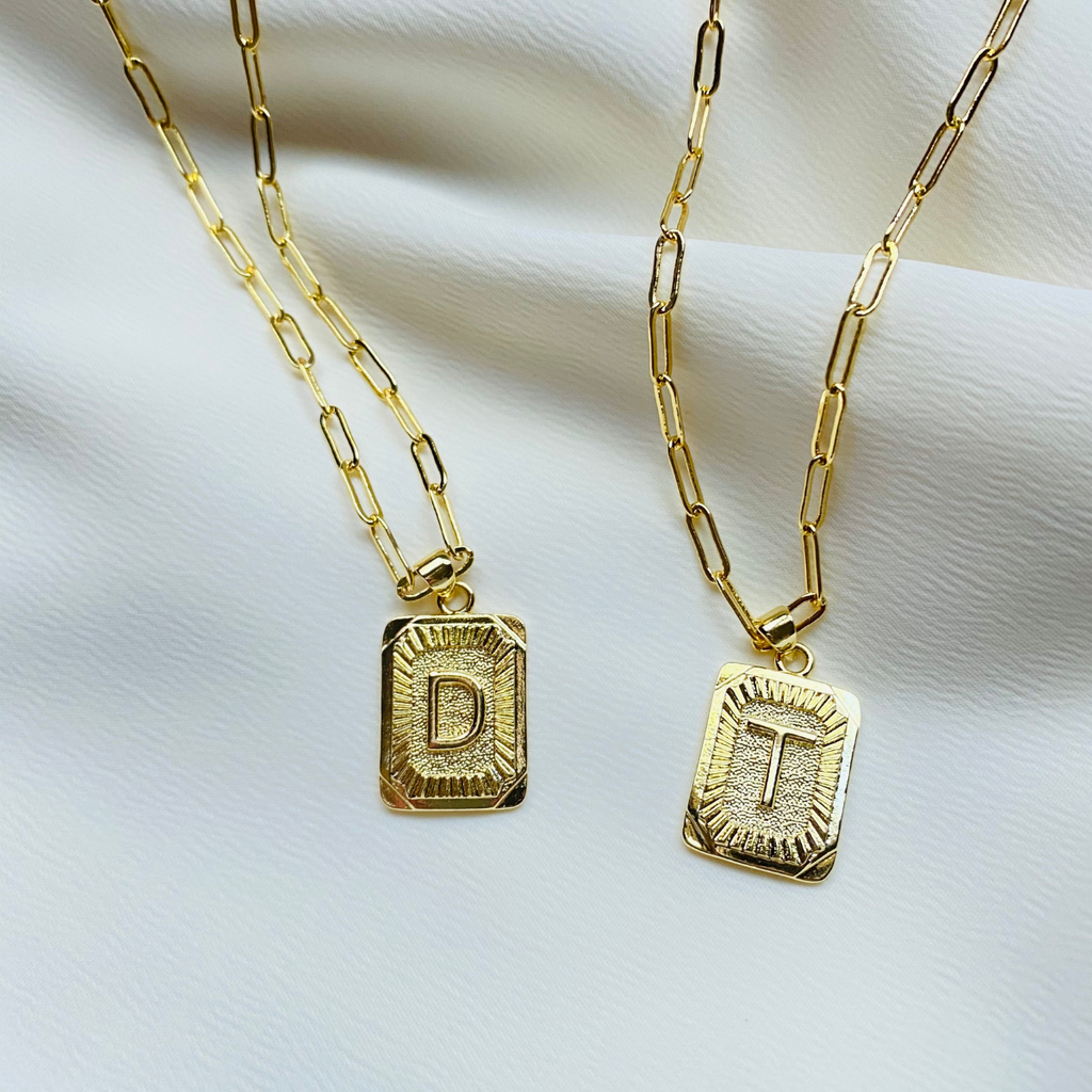 TOP SELLER PACK - Lucy Letter Plate Necklace