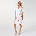Aubrey Puff Sleeve Dress with Stars