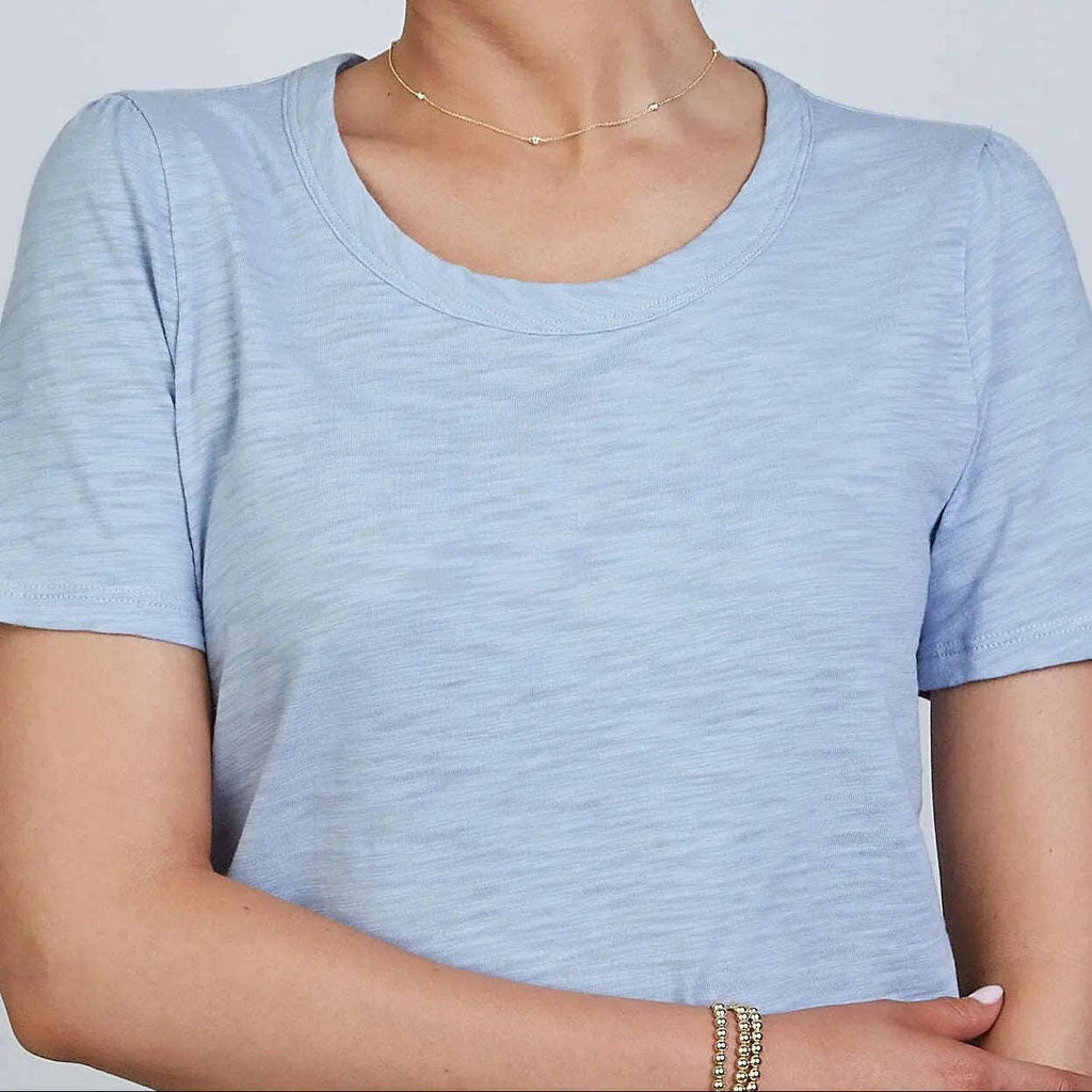 Petite Saturday Short Sleeve Tee in Periwinkle