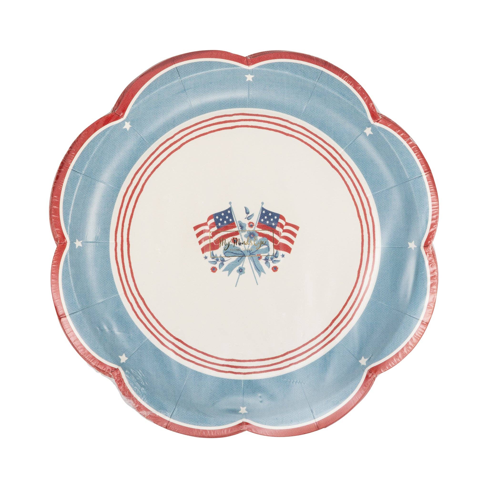 HAM1241 - Flag Paper Plate - 8"