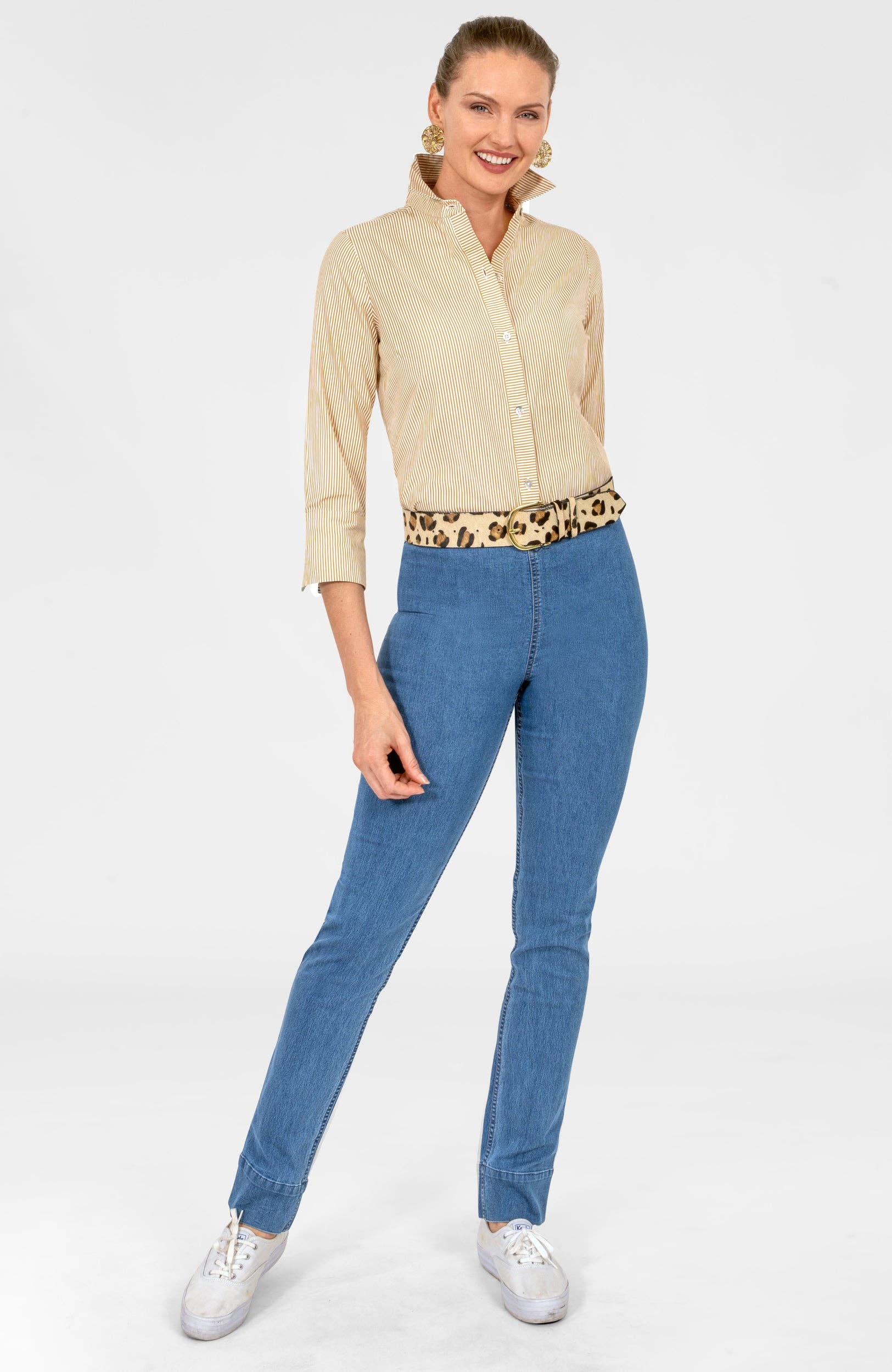 Boyfriend Cotton Shirt - Stripe