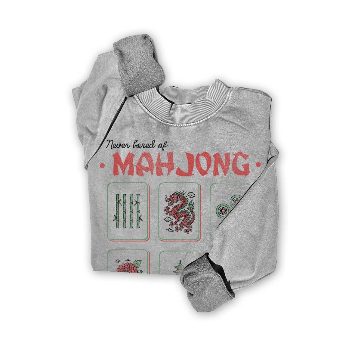 MAHJONG MINERAL GRAPHIC SWEATWHIRTS