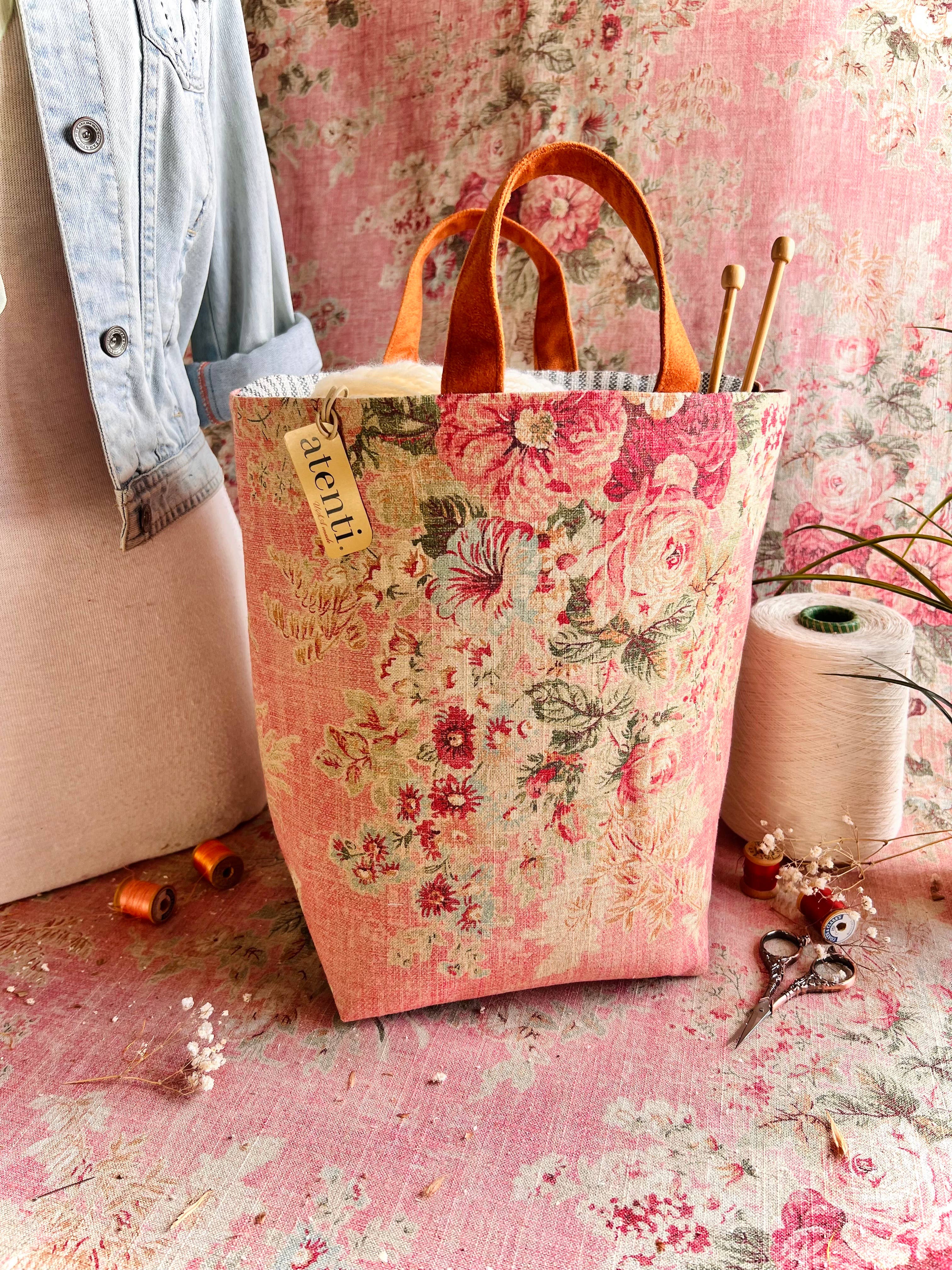 Rosewood Hope Basket, Project Bag