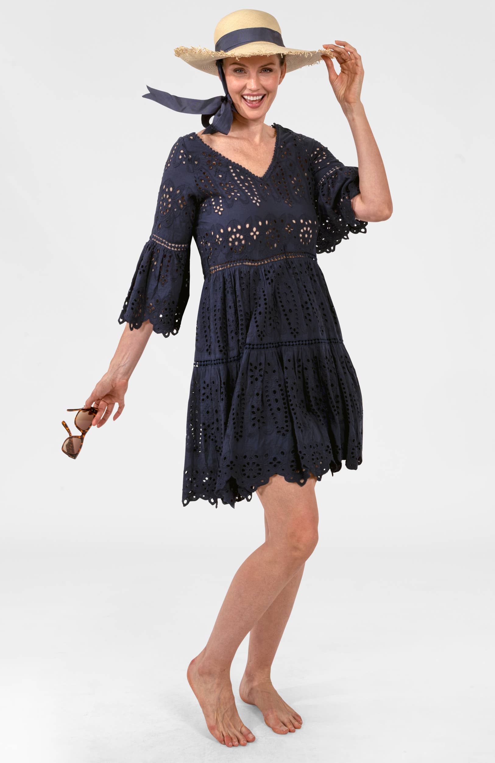 Saucy Dress - Eyelet