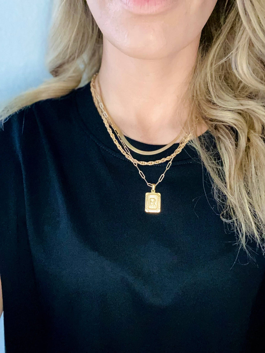 TOP SELLER PACK - Lucy Letter Plate Necklace