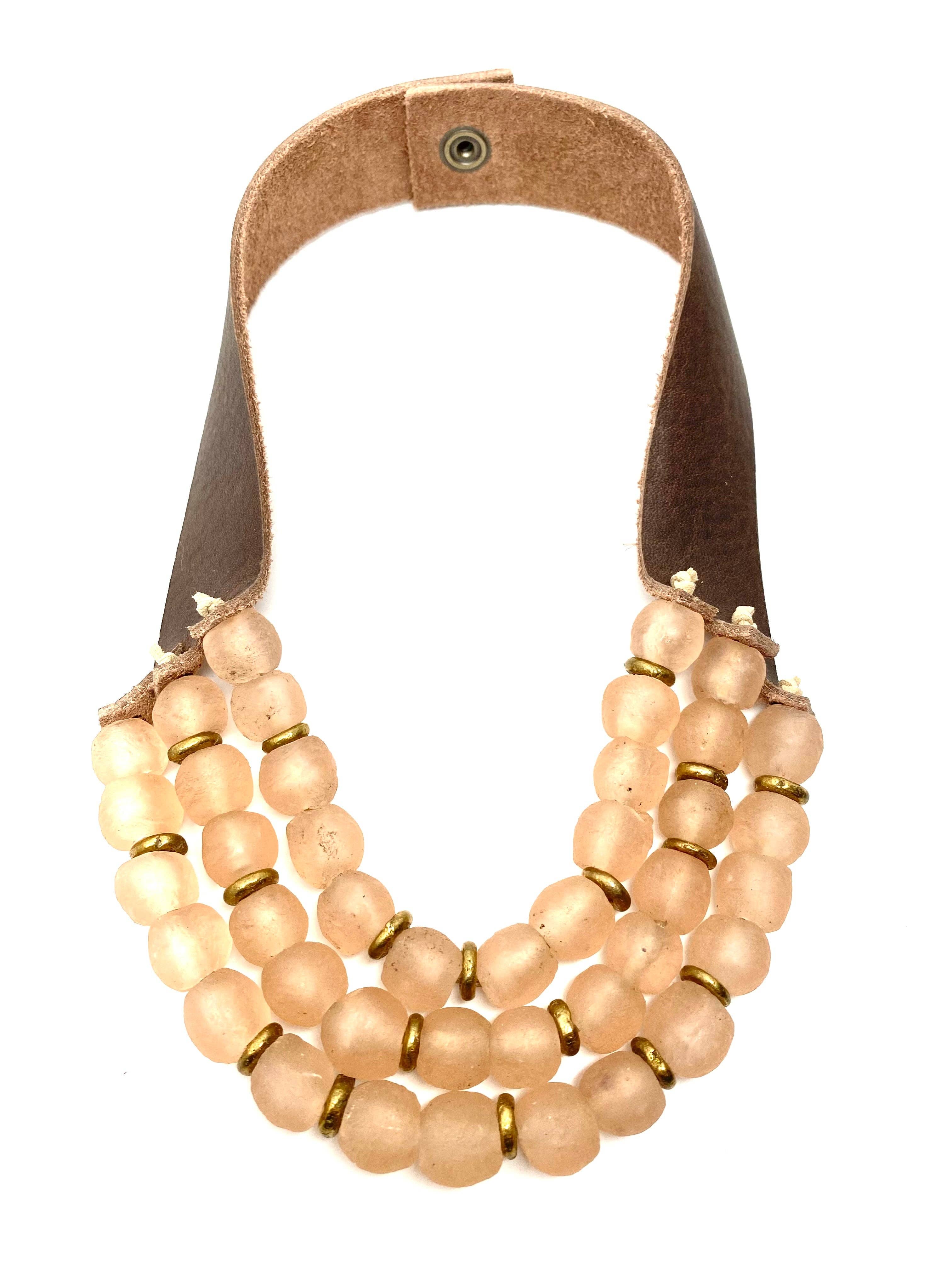 Krobo 3 Strand  • Blush