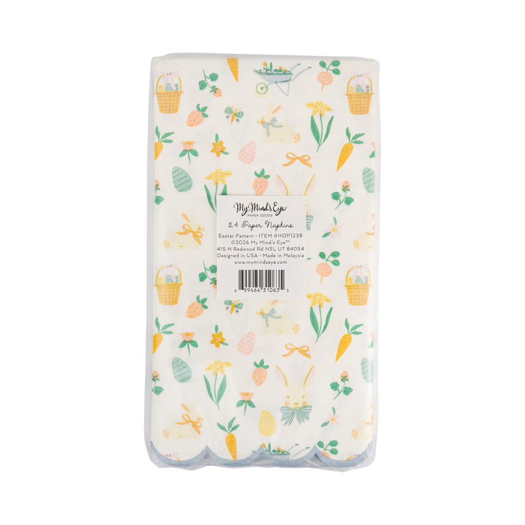 HOP1238 - Easter Pattern Dinner Napkin