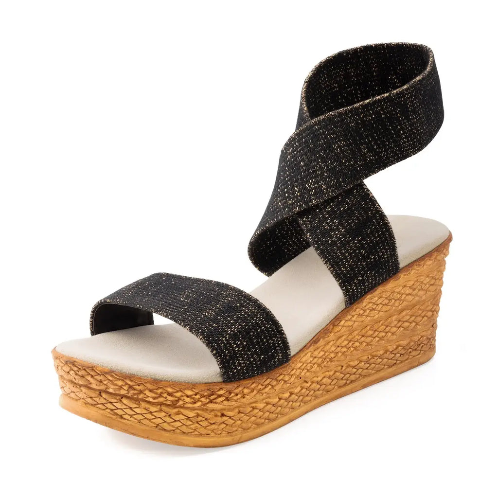 Spring26 Bermuda - Wrap Up Ankle Platform Wedge