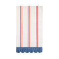HAM1238 - Red Striped Paper Dinner Napkin
