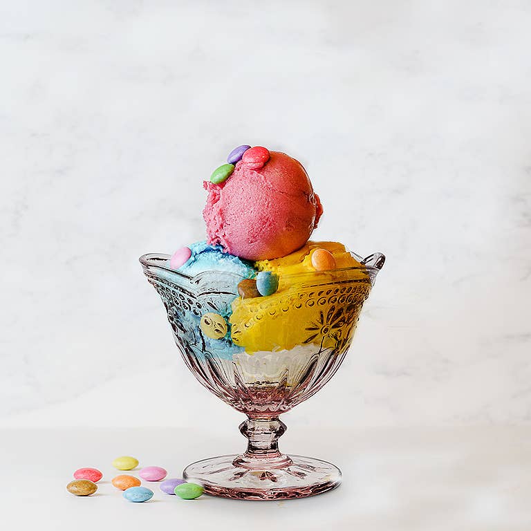 Flower Pedestal Glassware