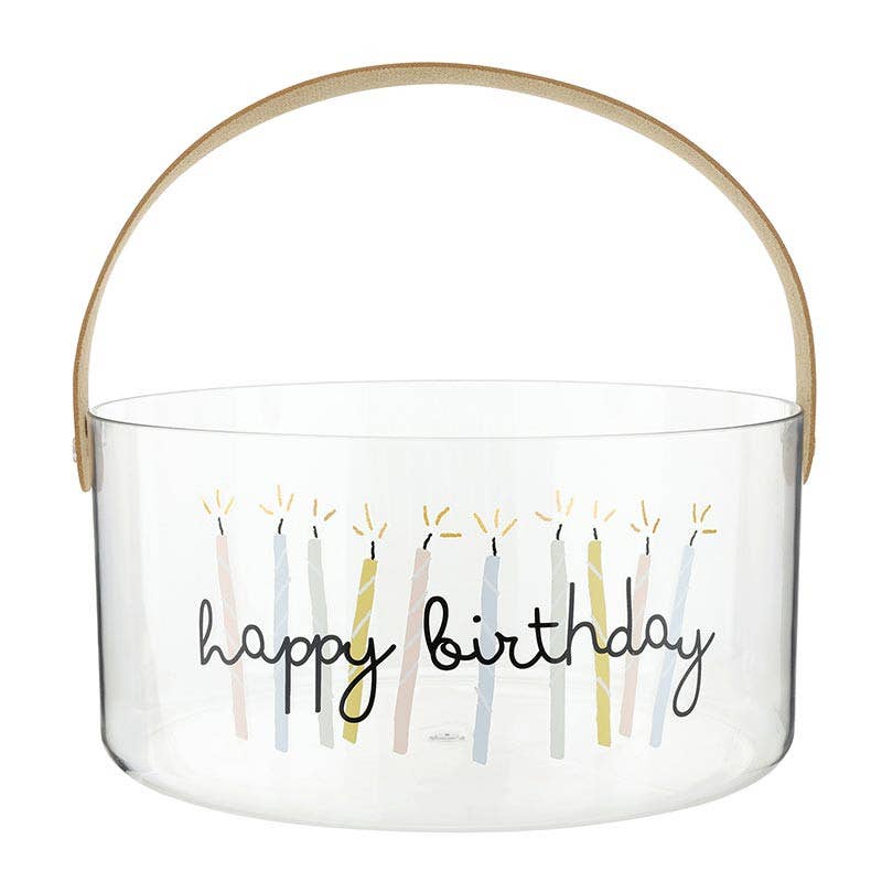 Acrylic Party Bucket - Happy Birthday