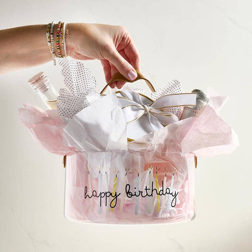 Acrylic Party Bucket - Happy Birthday