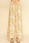 HIGH-WAISTED WIDE LEG SEASHELL PANTS - 4748BJ