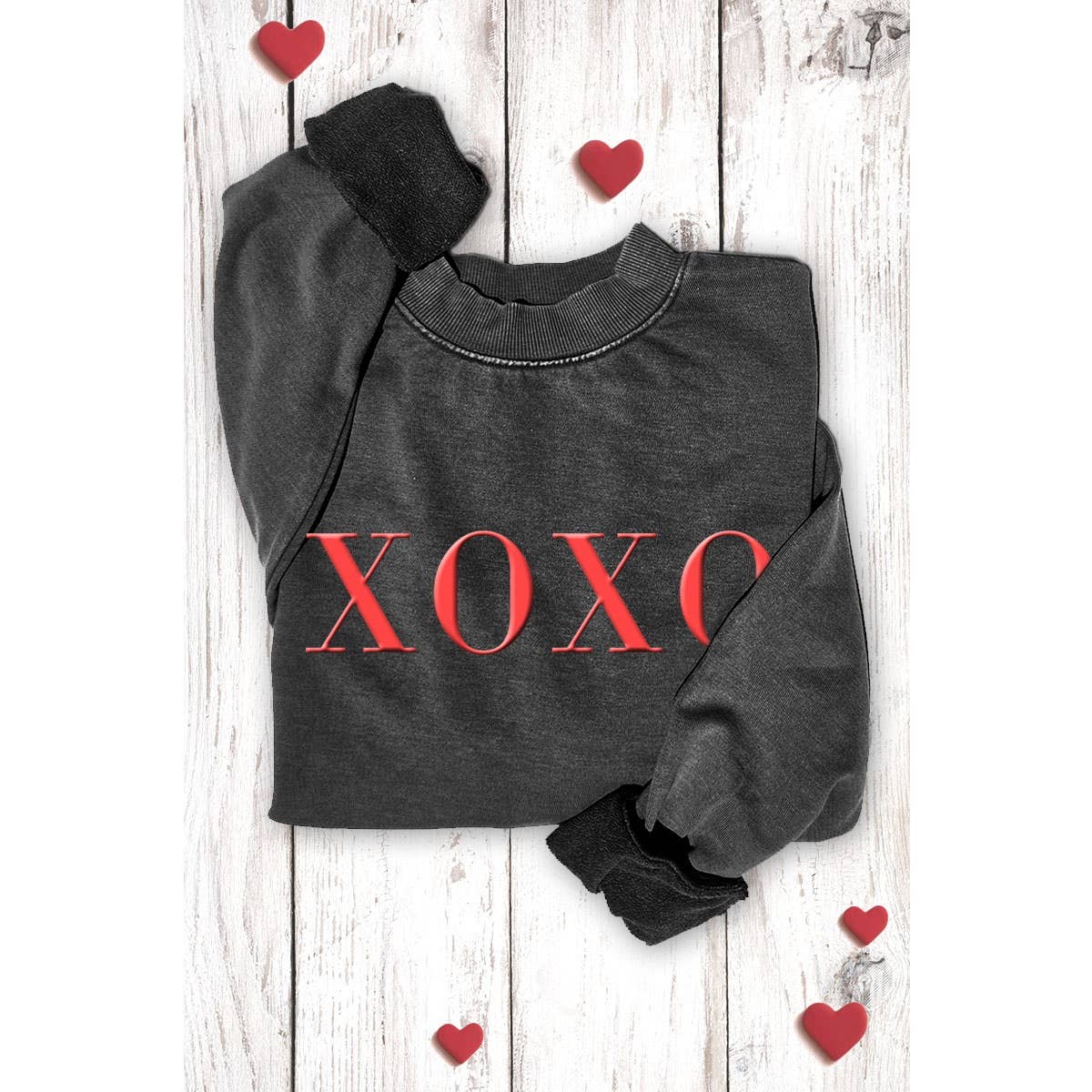 XOXO MINERAL GRAPHIC SWEATSHIRTS