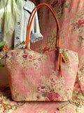 Rosewood Lolita, Atenti USA Handmade, Floral Shoulder Bag and Pouch Set
