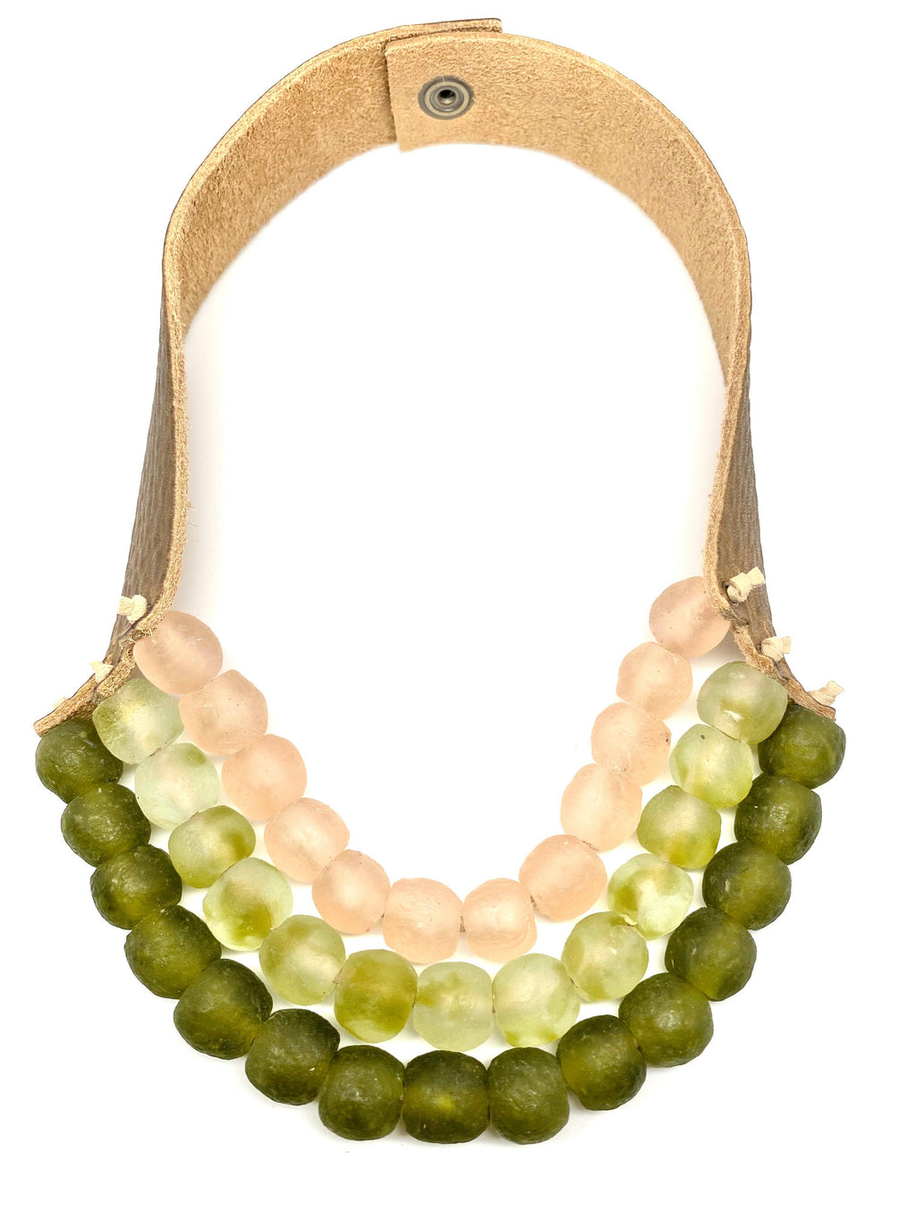 Krobo 3 Strand  • Pink Palm