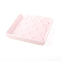 Pink Textured Beverage Napkin Tray