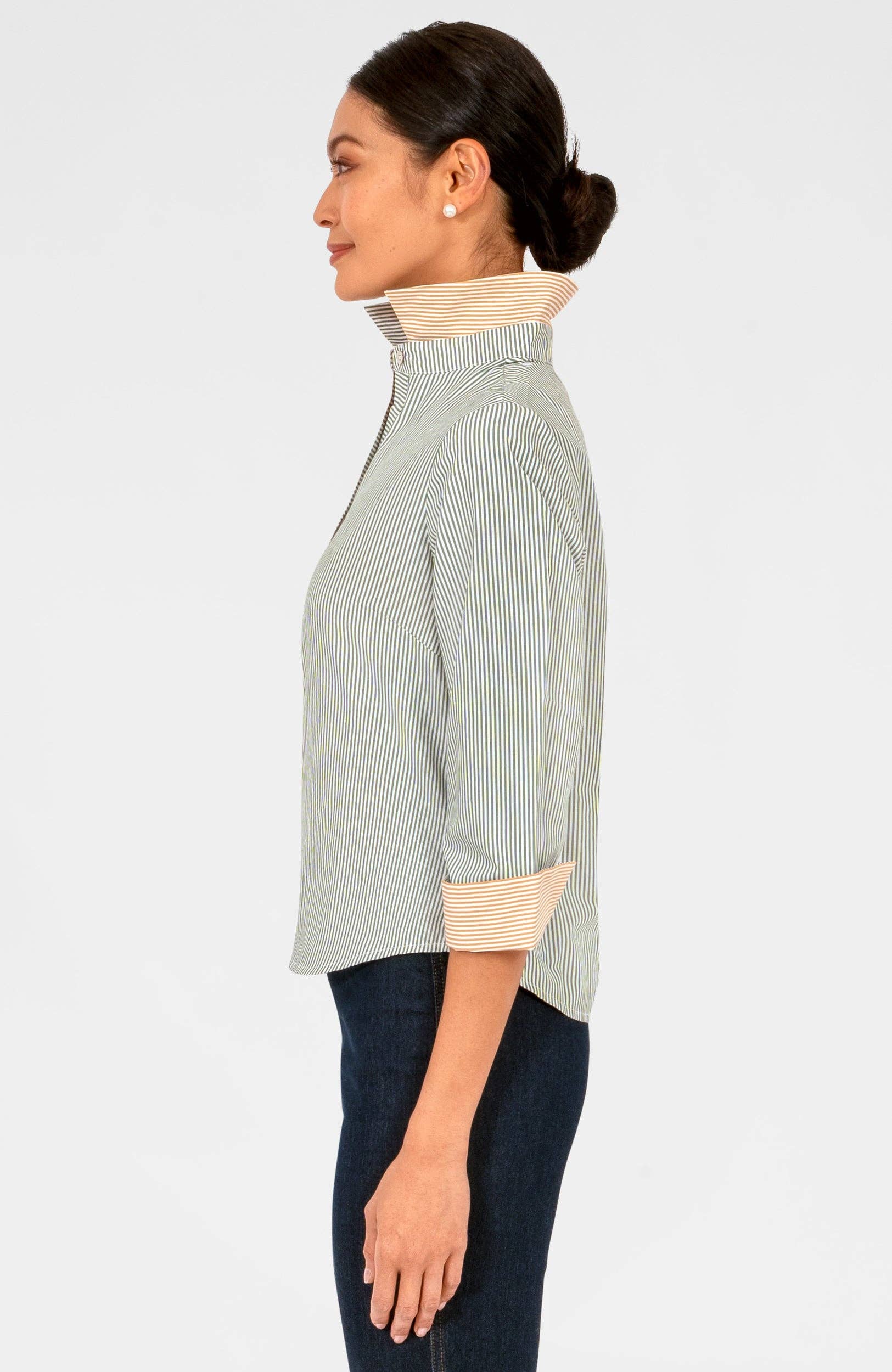 Boyfriend Cotton Shirt - Stripe
