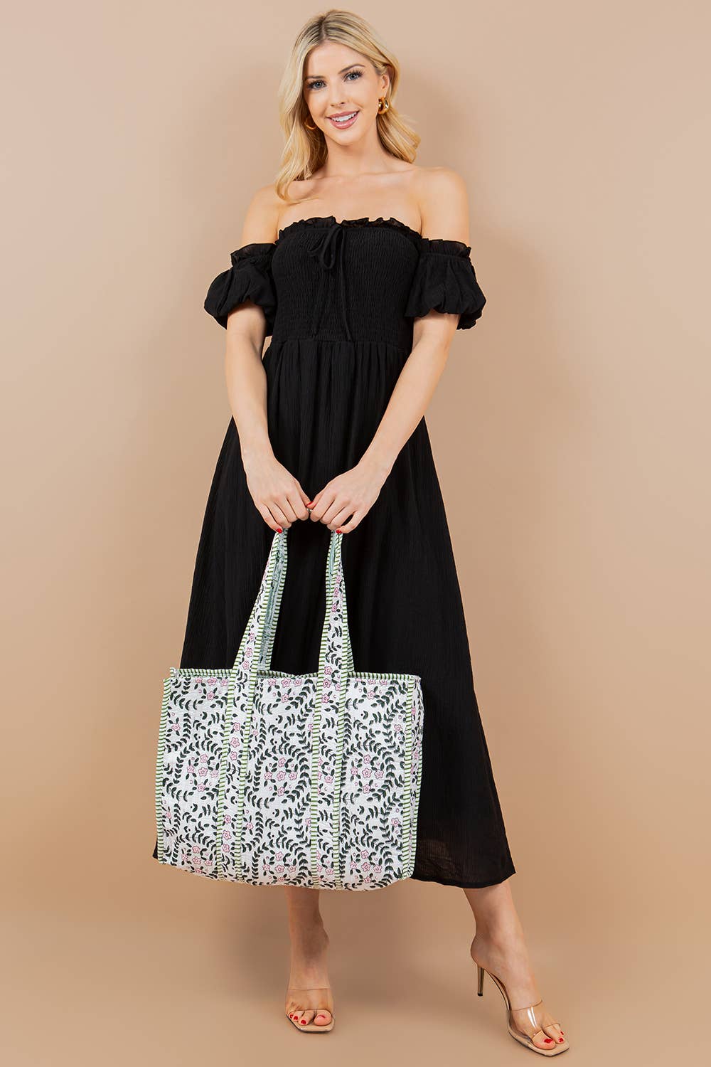 Quilted Tote Bag (BG-50)